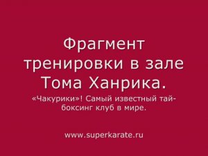 Фрагменты тренировки под руководством Тома Ханрика