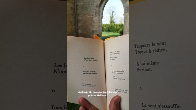 Guillevic "du domaine Euclidiennes" poésie. Gallimard.lu par Renaud Allirand (1)