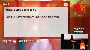 J-Fall 2021: Jago de Vreede - Migrating Java EE to Quarkus