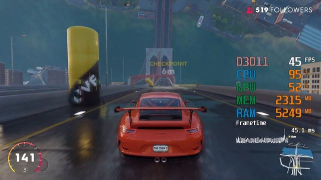 GeForce RTX 2060 -- Intel Core i5-3470 -- The Crew 2 FPS Test смотреть онлайн