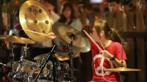 S White   Fantastic Baby drum cover นางฟ้าตีกลอง