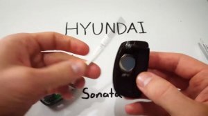 Hyundai Sonata Key Fob Battery Replacement (2015 - 2020)