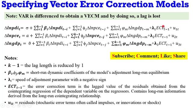 Specifying Vector Error Correction Models #vecm #var #lags #Johansen #serialcorrelation #innovation смотреть онлайн