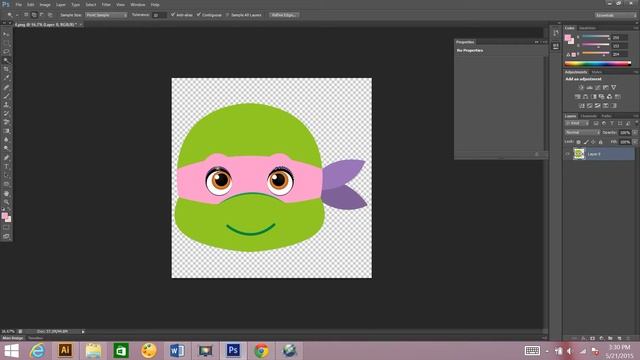 How to change a color in your clip art using Photoshop смотреть онлайн