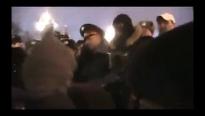 Министр Колокольцев на Манежке в декабре 2010