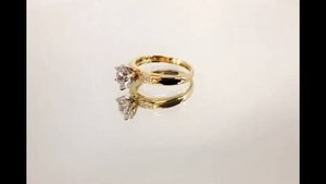 14K Solid Yellow Gold 1.5 ct Round Cut Diamond Solitaire Engagement Ring