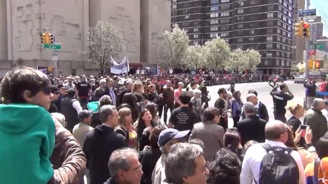სომხური ეკლესია სომეხი ერის გენოციდი. აშშ  США  Армянская Церковь  День Геноцида Армян 24.04.2015