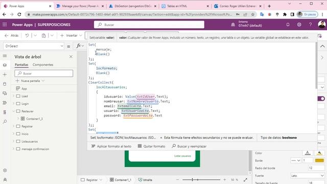 ?Desarrollando APP de autentificación de usuarios con SQL Server + Power Apps
