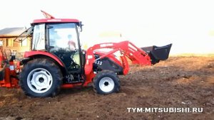 Трактор TYM T433 экскаватор-погрузчик