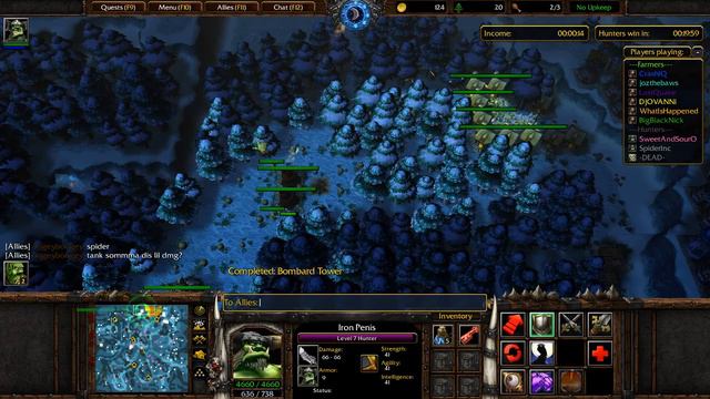 WarCraft 3 Farmer vs Hunter Hunter #79 смотреть онлайн