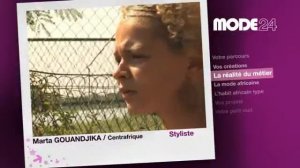 La styliste centrafricaine Marta GOUANDJIKA