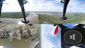 Акватория баз 77 и 99 с воздуха