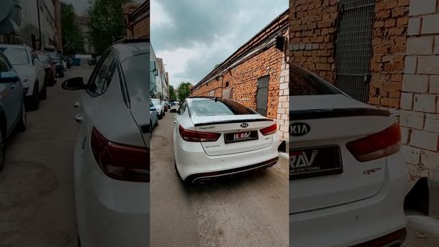 УПРАВЛЯЕМЫЙ ВЫХЛОП на KIA OPTIMA #kia #kiaoptima #optima #киа #киаоптима #выхлоп #exhaust #short