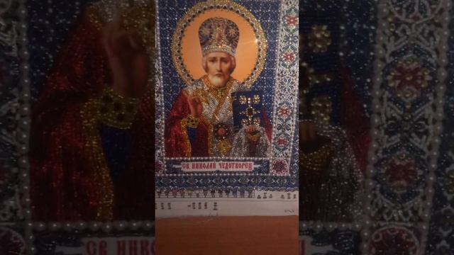 Из эффектов только свет #Николай Чудотворец#безфильтра#ручная_работа#православие#иконаназаказ#вера