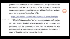 Anna University Latest Updates Regarding April May 2020 Exam Registration and Students Grievances