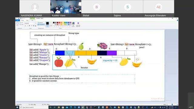 ArrayList , LinkedList , Vector , CopyOnWriteArrayList in Collection Framework Day-1 смотреть онлайн