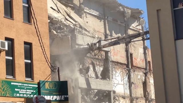 Демонтаж здания Экрана г. Ставрополь