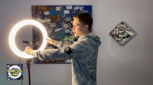 КОЛЬЦЕВАЯ ЛАМПА 45 СМ RL-18 RGB | Обзор.