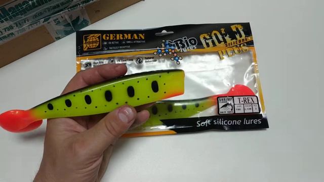 Видеообзор виброхвоста German T-Rex 190 мм по заказу Fmagazin смотреть онлайн