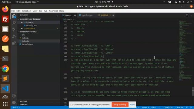 Typescript Tutorial #13 The Any Type