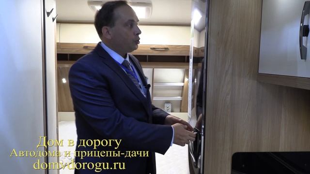 Дом на колесах с тепловой завесой для зимы. Будет тепло даже при открытой двери Hobby De Luxe 495 U смотреть онлайн