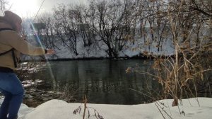 МОРМЫШИНГ| Трудовая рыбалка на сильном течении