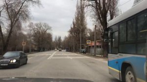 Kazakhstan. Almaty. The roads . Алматы. Дороги нашего города во время карантина.