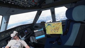 Вот для этого и нужен VR! Microsoft Flight Simulator 2020 VR. Из Милана в Женеву на a320 neo.