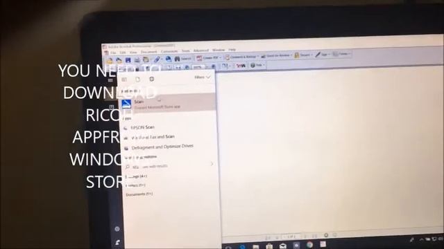 Learn how to SCAN on ricoh sp 100su, SCAN document using adobe pdf and windows app смотреть онлайн