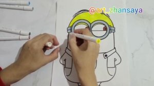 миниони милашки#миньони #гадкий я#миньоны#покраска миньони