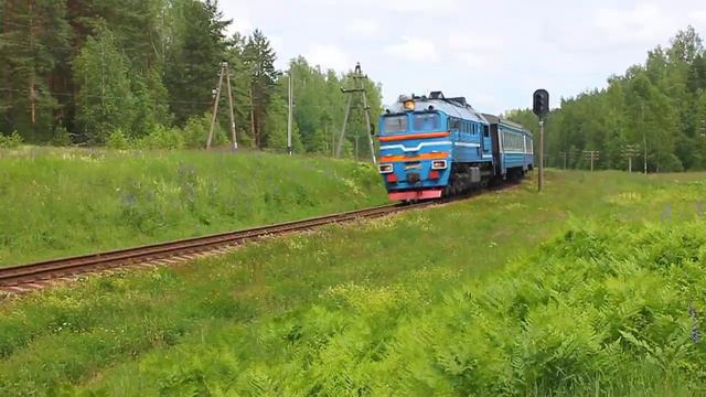 2М62У-0262Б (БЧ, ТЧ-17 Полоцк, 2Д49) во главе ДДБ1-020 рейсом №6603 Езерище - Витебск