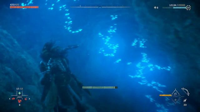 Horizon Forbidden West - Mega Glitch - Sunken Cavern: The Gouge // Die Furche - reproduce glitch смотреть онлайн