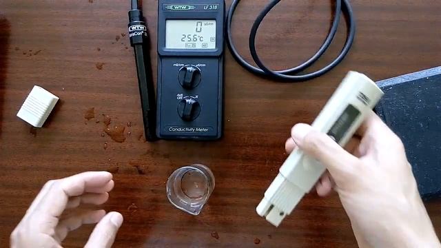 Тест дешевого китайского кондуктометра (TDS meter).Testing the cheap Chinese (TDS meter). смотреть онлайн