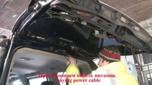 Land Cruiser 200 back door auto lift installation