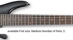 Ibanez SR306EB 6-String Electric Bass Guitar Weathered Black - Overview