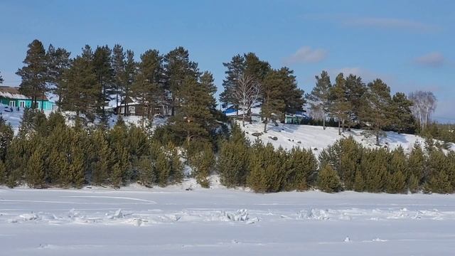 Богучаны, ледовая прогулка.