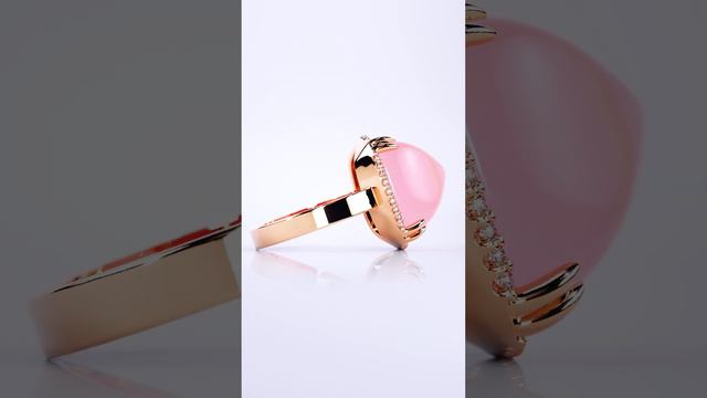 Кольцо из золота с кварцем и бриллиантами your desire от KRASNOE (Арт. 1149732708-30) смотреть онлайн