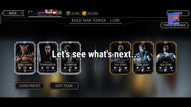 Upcoming Towers & Challenges in MK Mobile + Requirements and Rewards. Kold War Tower is Back.