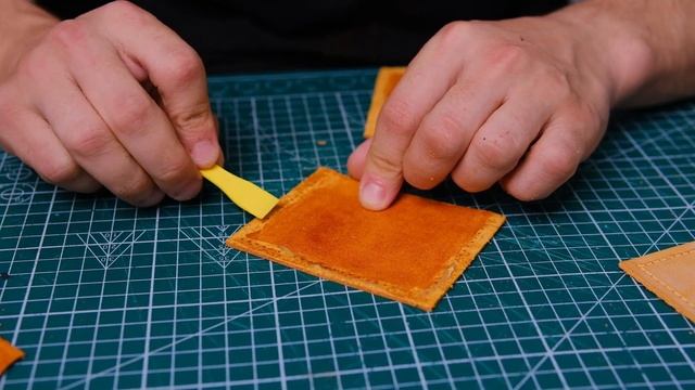 Визитница, картхолдер из кожи своими руками. Leather cardholder.