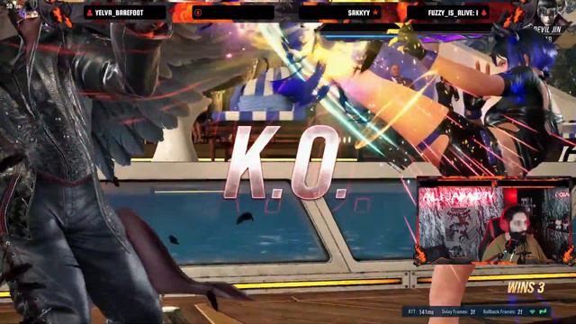 REINA MISHIMA & JIN TEKKEN 8 RANKED PLAY смотреть онлайн