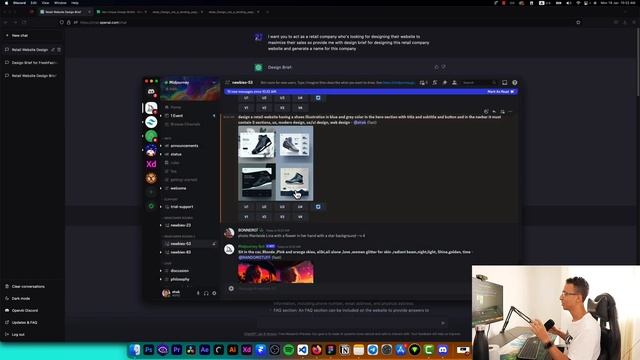 كورس كامل ازاي تصمم موقع بالذكاء الاصطناعي  ChatGPT  Photoshop  Midjourney  Figma