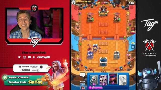 Can you 3 Crown ONLY taking KING TOWER?! смотреть онлайн