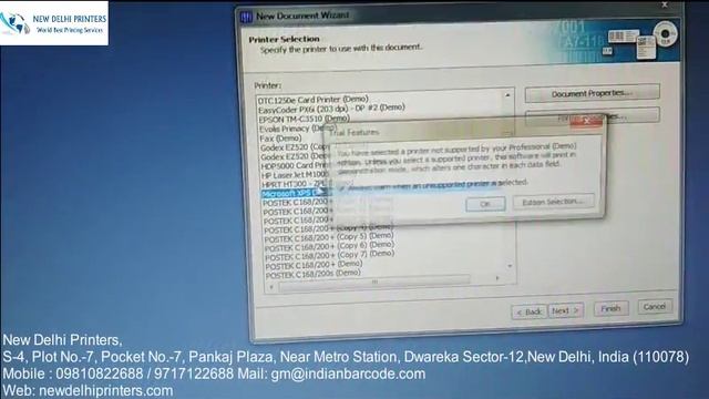 Configuration Of HPRT HT 300 Label Printer