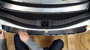 Наклейка на задний бампер Toyota RAV4 #наклейки от #style45