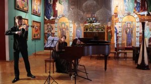 К.Сен-Санс Соната #1  для скрипки и фортепиано d-moll , op. 75, 2 часть.