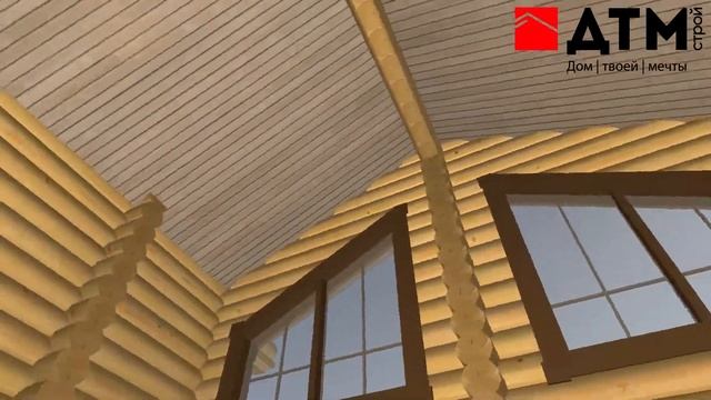 3D экскурсия по проекту дома "Ломоносов" от строительной компании ДТМ Строй смотреть онлайн