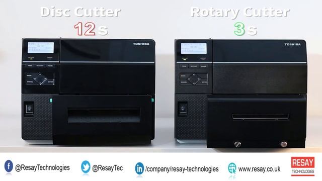 Toshiba B-EX6T1 Industrial Barcode Printer With Rotary Cutter | Resay Technologies