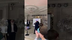 Самый лучший день, неожиданный приезд сына и поздравление отца с юбилеем!