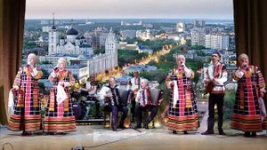 Народный вокальный ансамбль Русская песня - Воронеж - родина моя, Панинский район