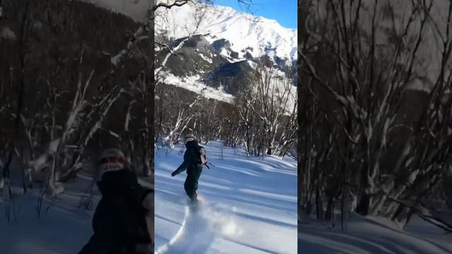 Очень красивое видео. ⛷️⛷️⛷️🏂🏂❄️❄️❄️🔥🔥🔥🔥 #архыз #горы #кавказ #кчр #домбай